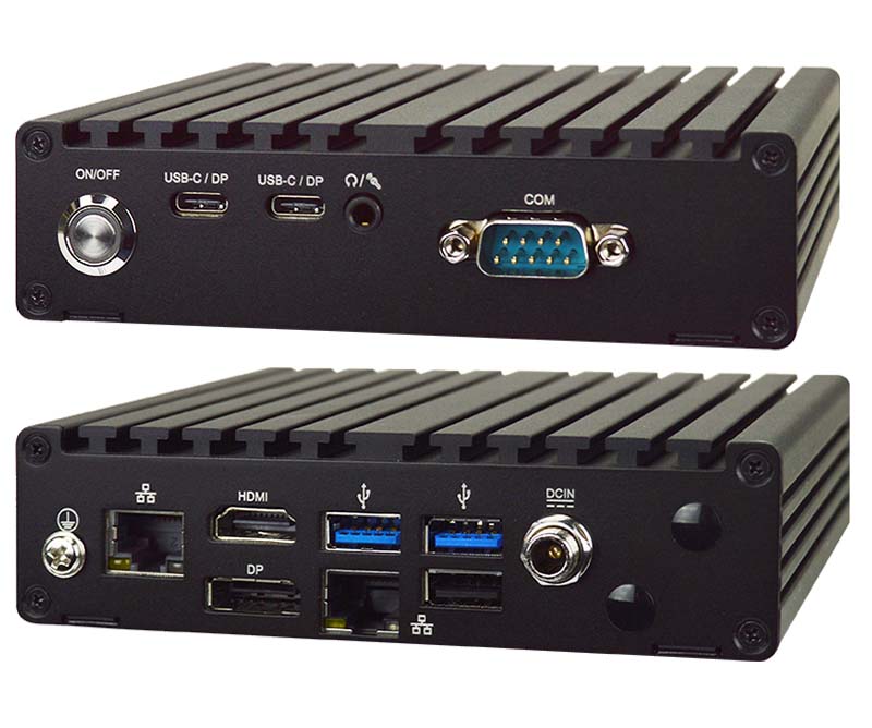 Jetway B420UADN1-A211 BoxPC (Intel N97, 2x Type C DP1.4 , 1x 2.5GE LAN) <b>[FANLESS]</b>